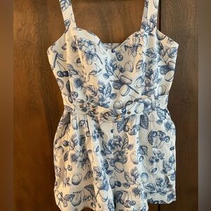 Christian Lacroix Linen Romper